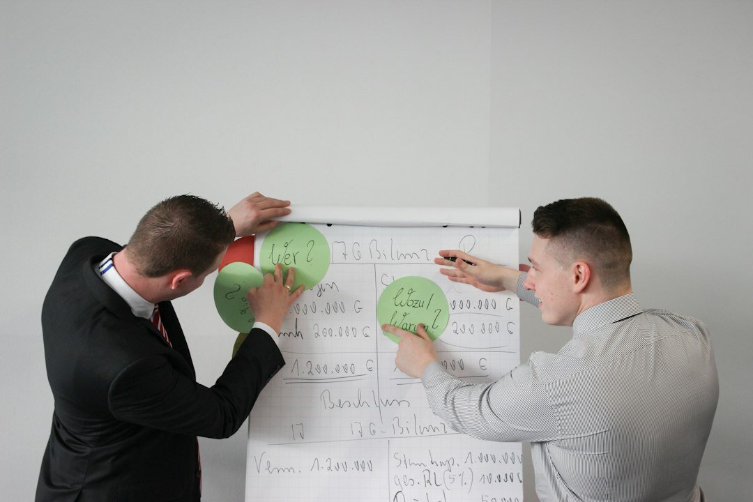 mind map on whiteboard